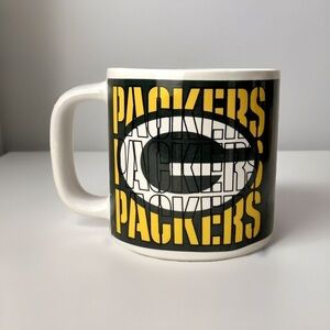 Vintage 1996 NFL Green Bay Packers Coffee Cup Mug 16 oz. T26